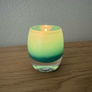 GORGEOUS GLOWING GLASSYBABY votive. Pre-treskelion era.